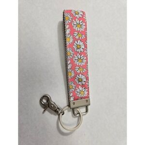 Simply Southern Keychain Wristlet Womens OS Pink Excellent Daisy Floral
